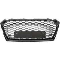 AUDI A5 F5 16-19 Honeycomb Blanksvart Sportgrill RS-Look (med PDC) DIEDERICHS